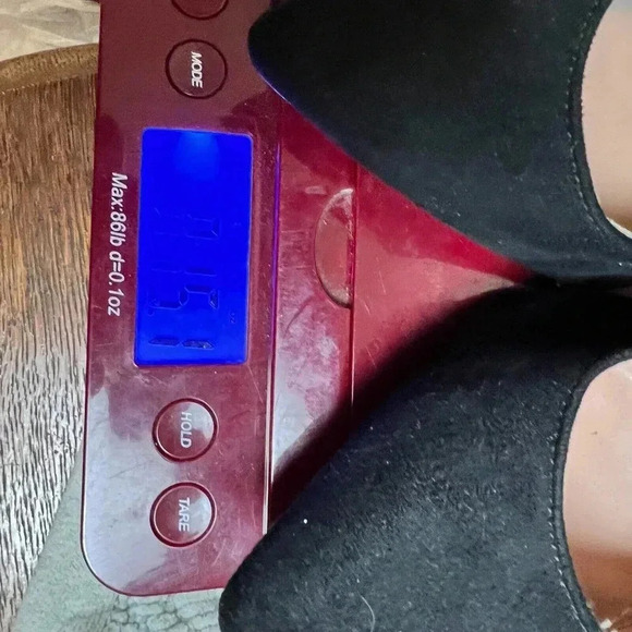 Jg Womens Black Faux Suede Pointed Toe Buckle Pumps Heels Sz 5.5 Classic Sexy - Picture 10 of 10